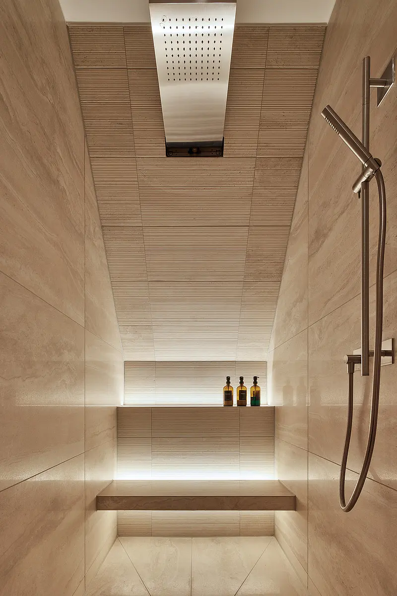 Hof Leising Feldstiege Dusche