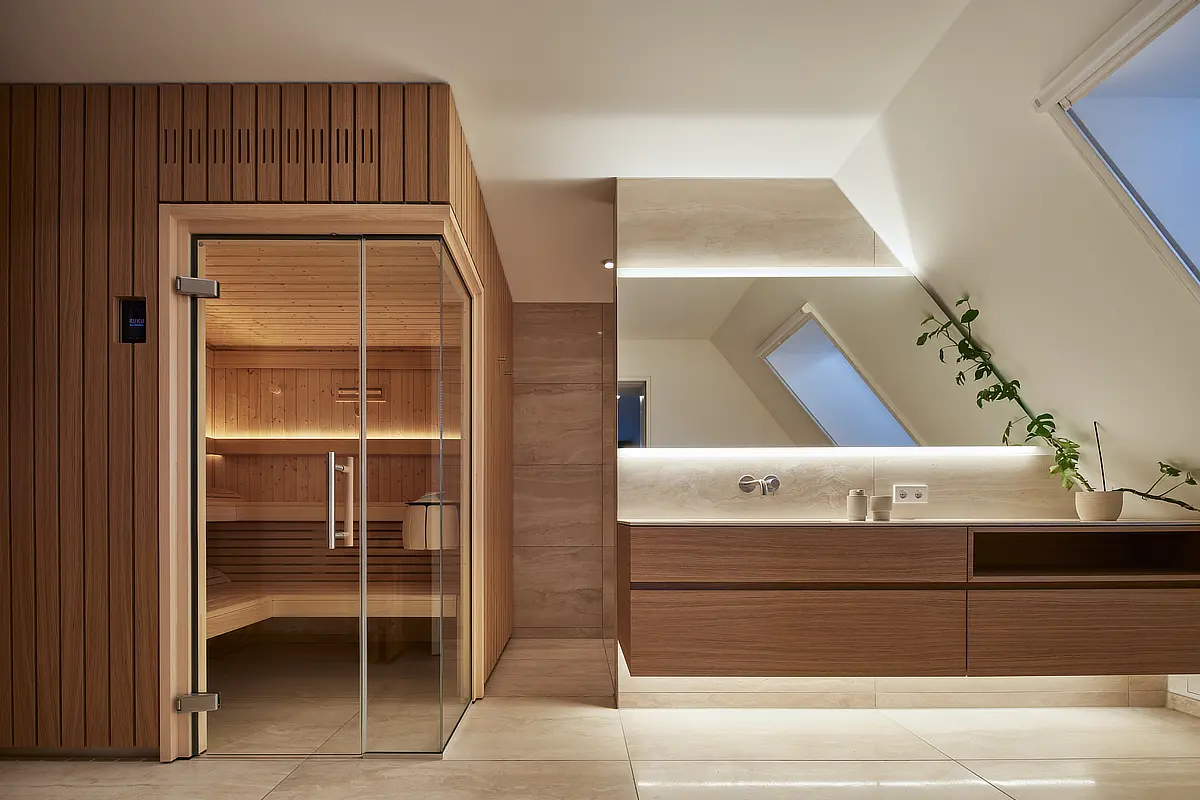 Hof Leising Feldstiege Sauna