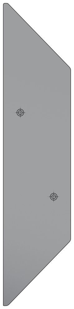 Montageprofile H-Serie Endplatte H2-Profil