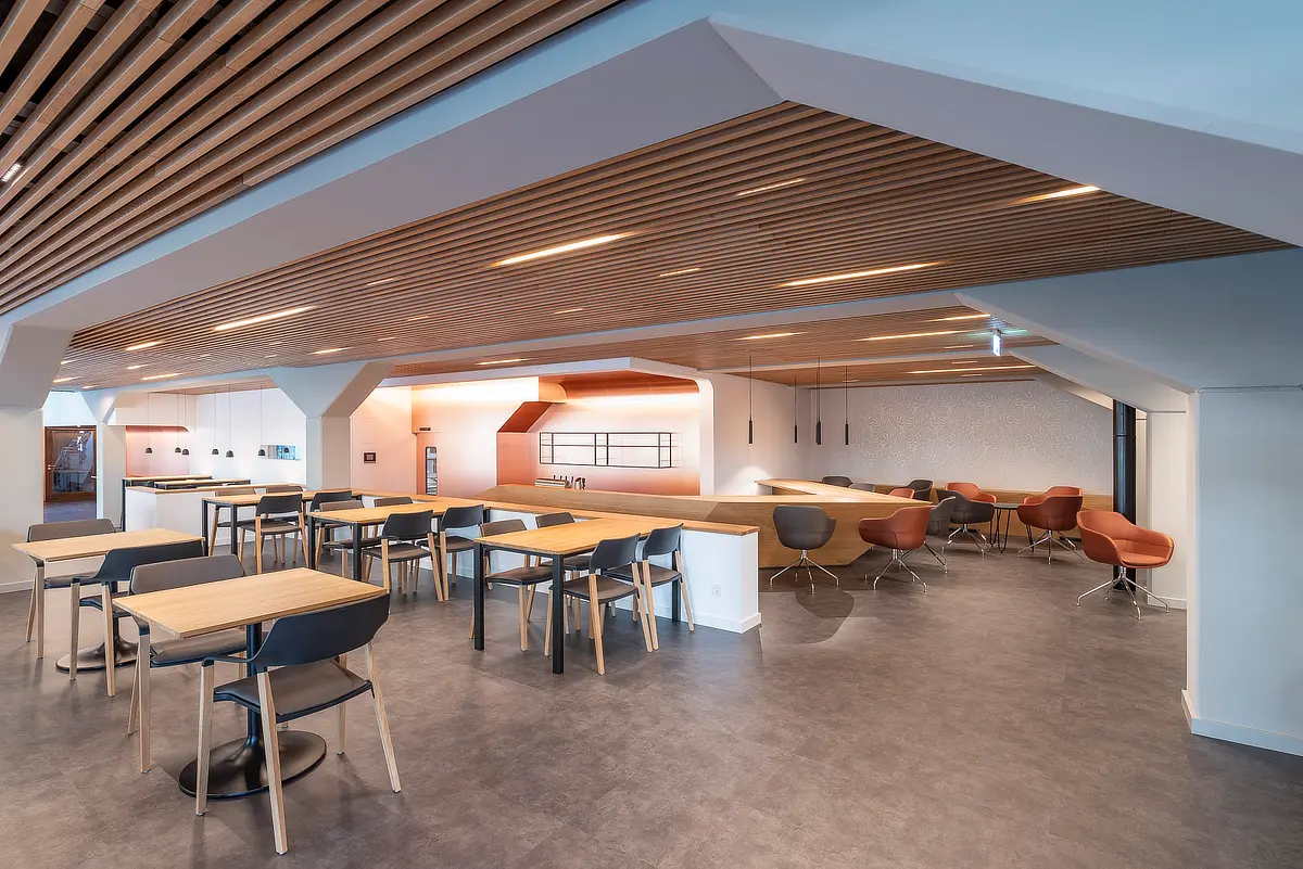 Aménagement intérieur du centre communautaire de Müllheim