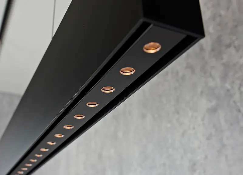 Myalina LED-hanglamp met inbouwspots