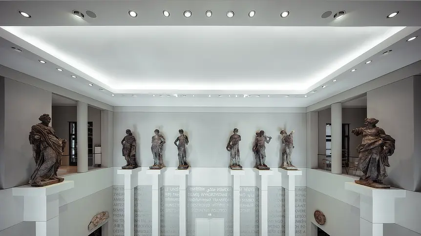 Humboldt Forum Beeldenhal met Plafondnis