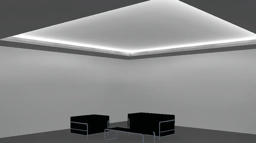 Verlichtingstoepassing plafond interieur