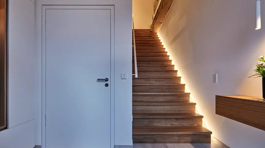 Trapverlichting Münster-Feldstieg